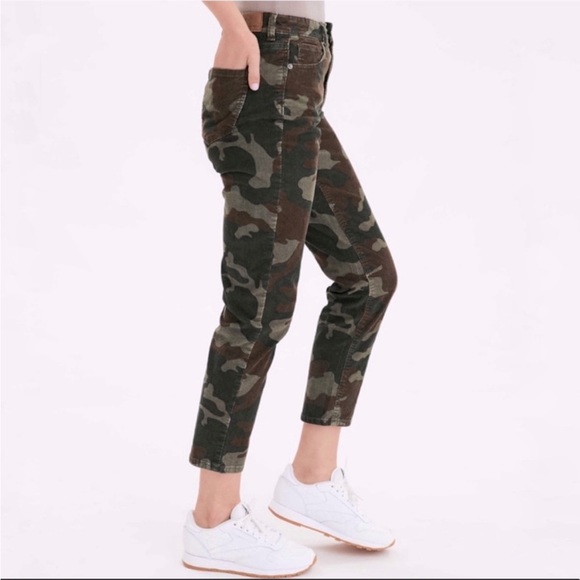 American Eagle Outfitters Denim - American Eagle Mom jean Camo Corduroy